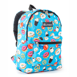 #1045KP-DONUTS - Basic Pattern Backpack