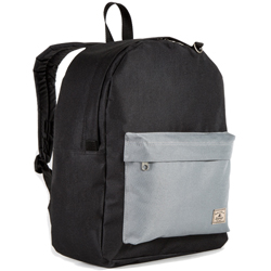 #2045CB-BLACK/GRAY - Classic Color Block Backpack