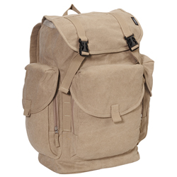#CTBP2010L - Oversize Cotton Canvas Backpack