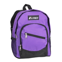 #6045S/PURPLE BLACK/CASE - Mini Slant Backpack - Case of 30 Backpacks