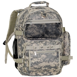 #DC3045R/DIGITAL CAMO/CASE - Oversized Camouflage Backpack - Case of 20 Backpacks