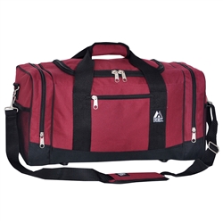 #020/BURGUNDY BLACK/CASE - 20-inch Duffel Bag - Case of 20 Duffel Bags