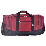 #025/BURGUNDY BLACK/CASE - 25-inch Duffel Bag - Case of 20 Duffel Bags