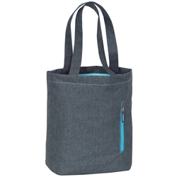 #1002TBLT/CHARCOAL/CASE - Large Trendy Tote with Laptop & Tablet Compartment - Case of 20 Tote Bags