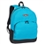 #1045A/TURQUOISE BLACK/CASE - Classic Backpack with Front Organizer - Case of 30 Backpacks