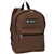 #1045K/BROWN/CASE - Basic Backpack - Case of 30 Backpacks