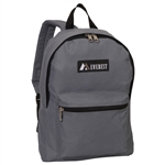 #1045K/Dark Gray/Case - Basic Backpack - Case of 30 Backpacks