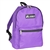 #1045K/Purple/Case - Basic Backpack - Case of 30 Backpacks