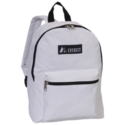 #1045K/White/Case - Basic Backpack - Case of 30 Backpacks