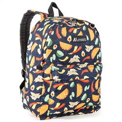 #2045P/TACOS/CASE - Classic Pattern Backpack - Case of 30 Backpacks
