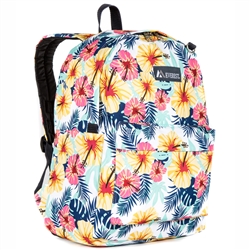 #2045P/TROPICAL/CASE - Classic Pattern Backpack - Case of 30 Backpacks