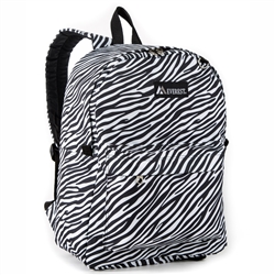#2045P/ZEBRA/CASE - Classic Pattern Backpack - Case of 30 Backpacks