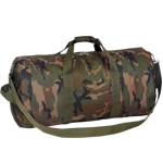 #C30P - 30-inch Woodland Camo Round Duffel Bag