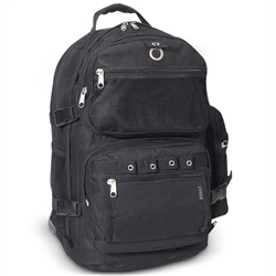 #3045R/BLACK/CASE - Oversized Deluxe Backpack - Case of 20 Backpacks