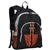 #3045W/ORANGE GRAY BLACK/CASE - Large Storage Backpack with Organizer - Case of 30 Backpacks