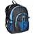 #3045W/ROYAL BLUE BLACK/CASE - Large Storage Backpack with Organizer - Case of 30 Backpacks