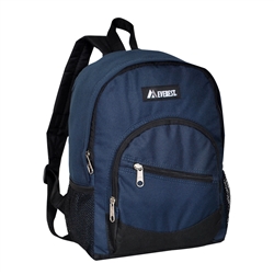 #6045S/NAVY BLACK/CASE - Small/Junior Slant Backpack - Case of 30 Backpacks