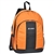#BP2072/ORANGE BLACK/CASE - Backpack with Front & Side Pockets - Case of 30 Backpacks