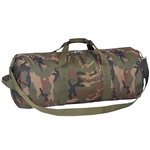#C30P/WOODLAND CAMO/CASE - 30-inch Woodland Camo Round Duffel Bag - Case of 20 Duffel Bags