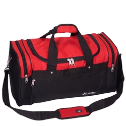 #S219/RED BLACK/CASE - 21-inch Deluxe Duffel Bag - Case of 20 Duffel Bags