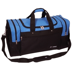 #S219L/ROYAL BLUE BLACK/CASE - 26-inch Deluxe Duffel Bag - Case of 20 Duffel Bags