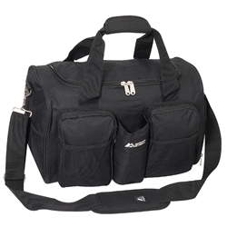 #S223/BLACK/CASE - 18-inch Gym Bag with Wet Pocket - Case of 20 Gym Bags